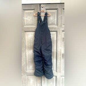 EUC Lands End Kids Bib Squall Waterproof Snowpants Size 8